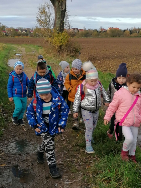 Przedszkolaki w trakcie wyprawy.jpg